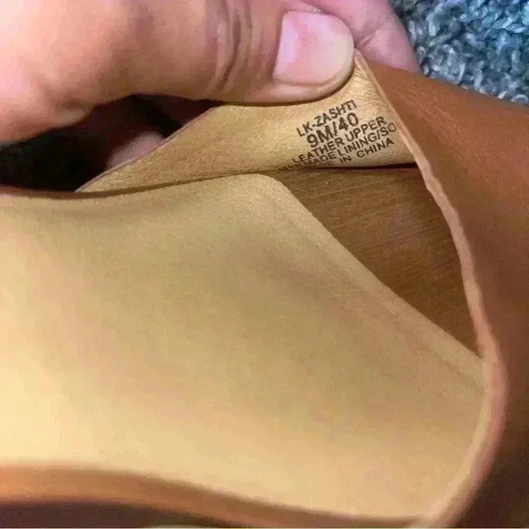 Lucky Brand Women's Tan Zashti Wedge Heel Sandal Sz 9M - Picture 6 of 7